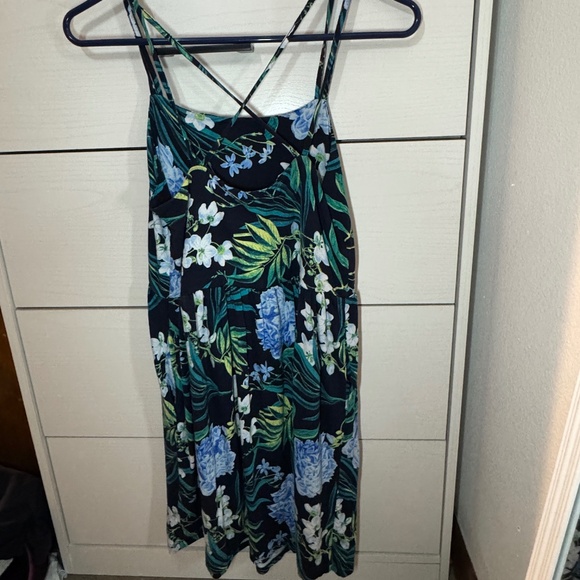 Fit & Flare Strappy Mini Dress - Picture 1 of 2